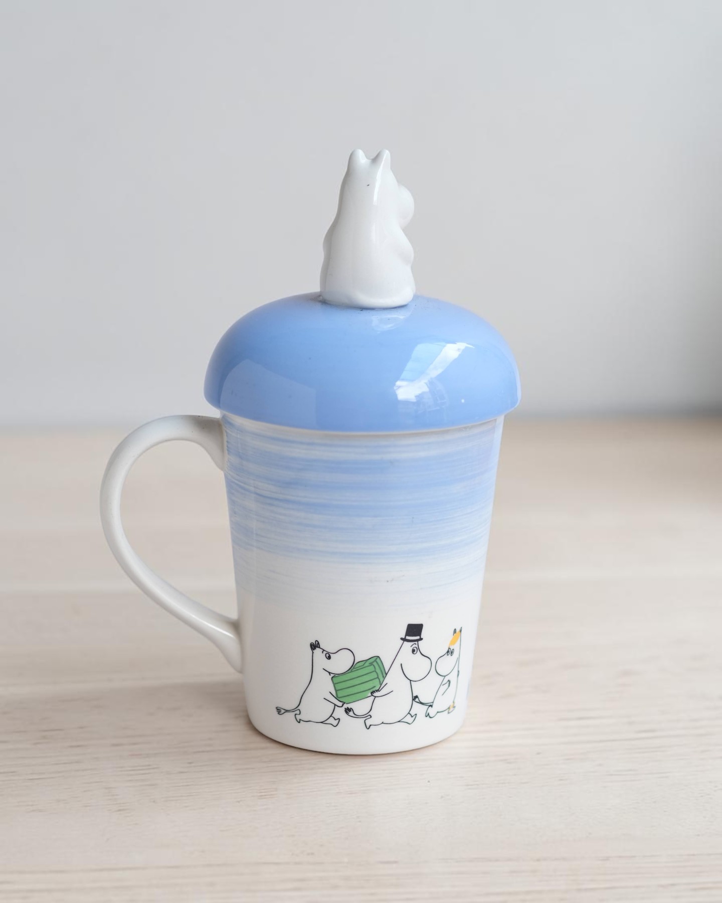 Ly Moomin Nắp Xanh
