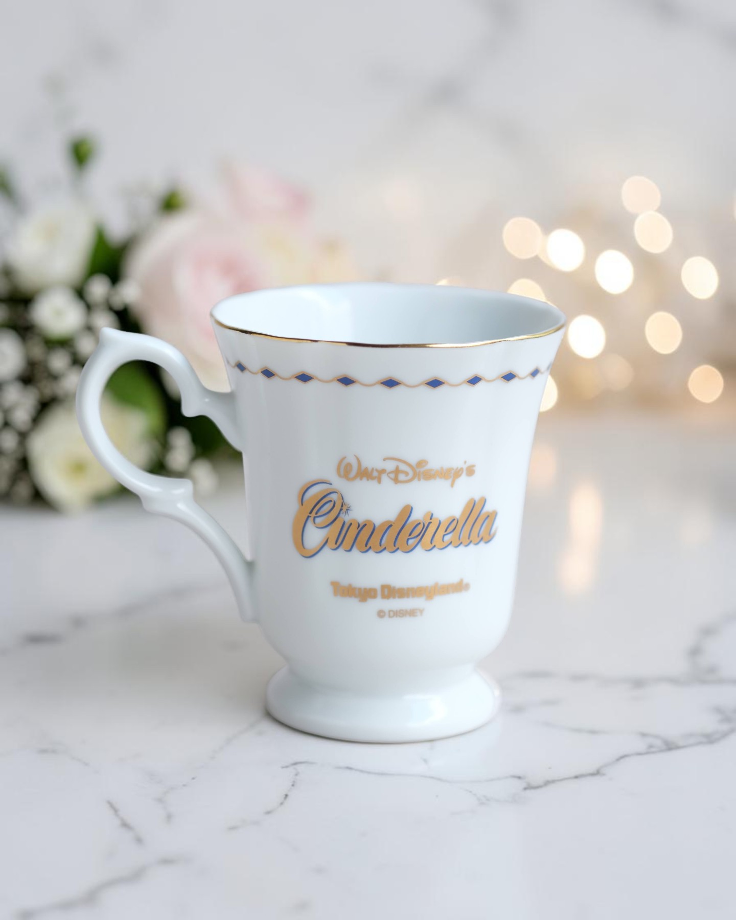 Ly sứ Công chúa Lọ Lem form chuông vintage