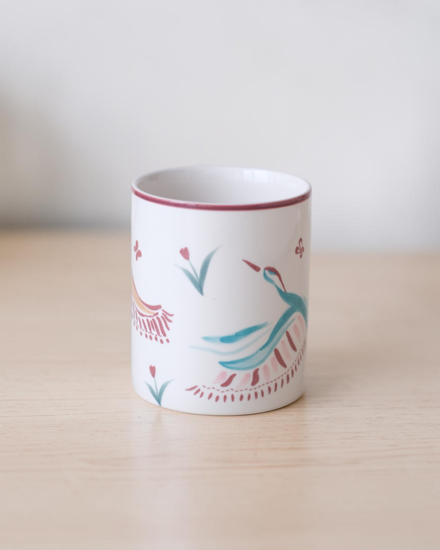 Ly Hạc & Tulip Form Trụ Basic 14oz