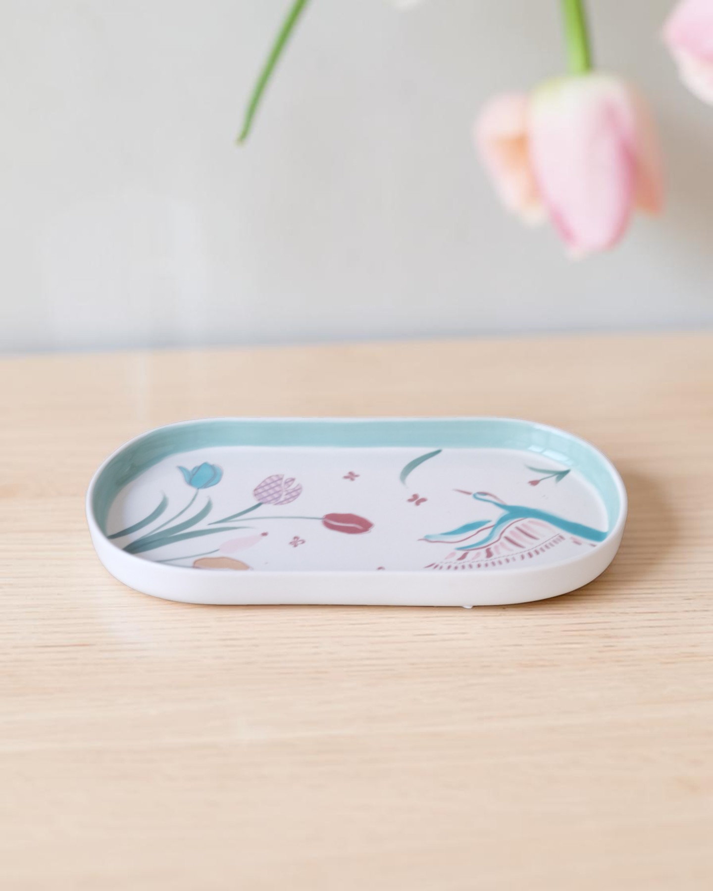 Dĩa Khay Hạc & Tulip Size Oval