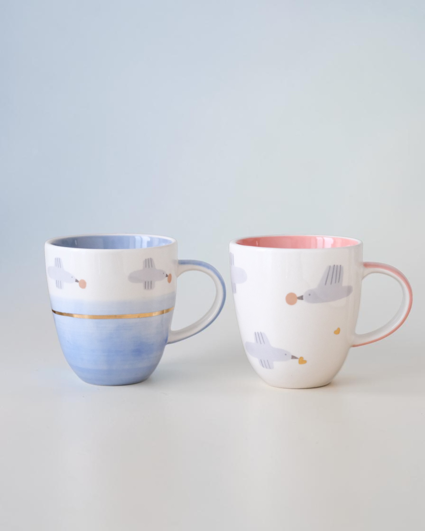 Set 2 ly form trứng Chim Cách Điệu