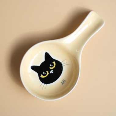 Dĩa Spoon Cat Paint 