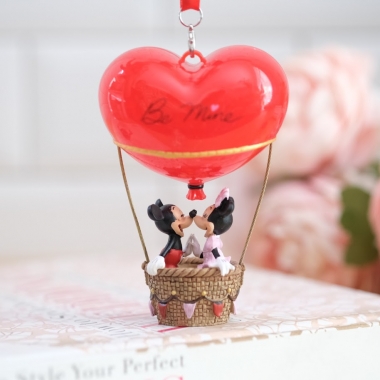 Ornament Mickey and Minnie ''Be Mine''