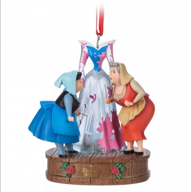 Ornament Sleeping Beauty - Flora and Merryweather