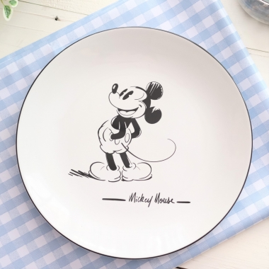 Dĩa Mickey Signature 