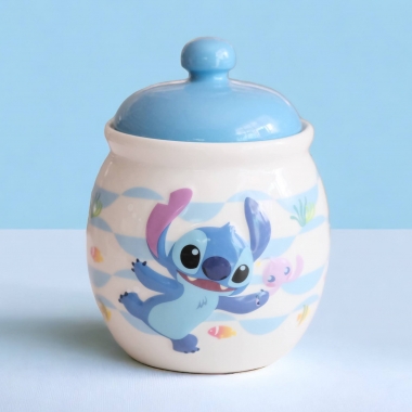Stitch Ocean 3D Cookie Jar Pastel