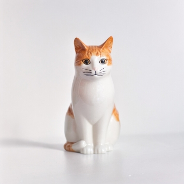 Bình hoa Mèo Tabby Cam (Size S)