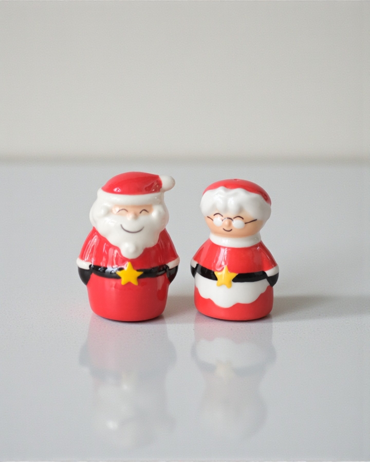  Cặp Tiêu Muối Ông Bà Già Santa Ngôi Sao 