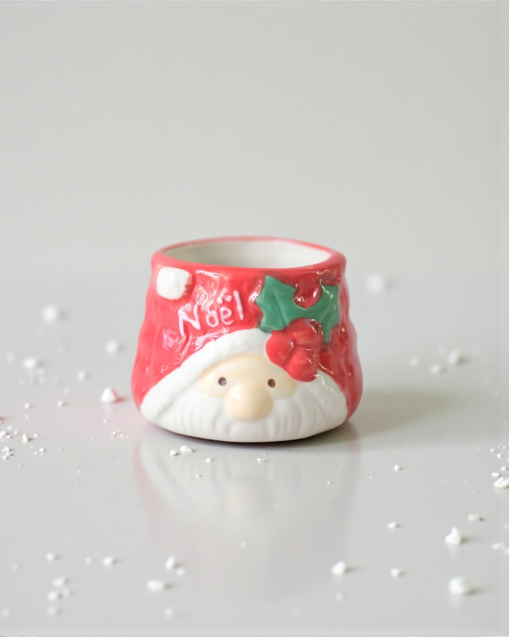 Mini Cup Santa Đội Mũ Trái Chery
