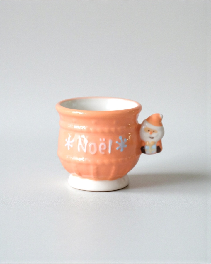 Mini Cup Áo Len Cam Pastel Noel Quai Santa