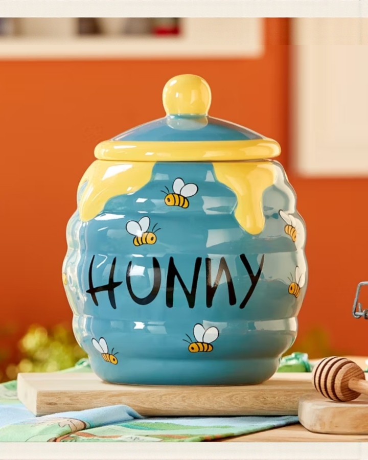 Hủ Mật Ong Hunny Pooh Màu Xanh 