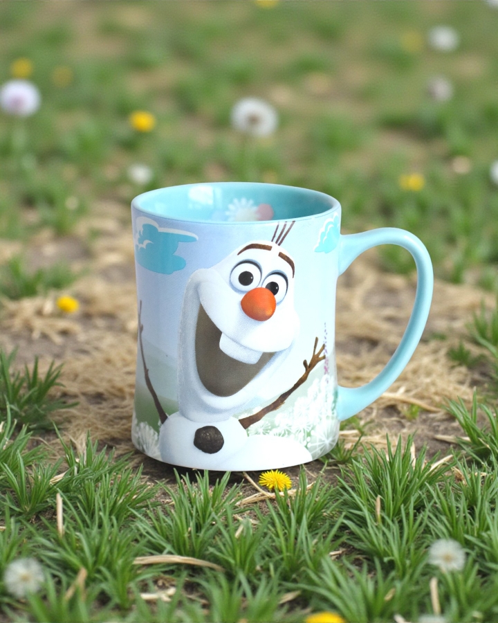 Ly Olaf Love Summer 2D Xanh