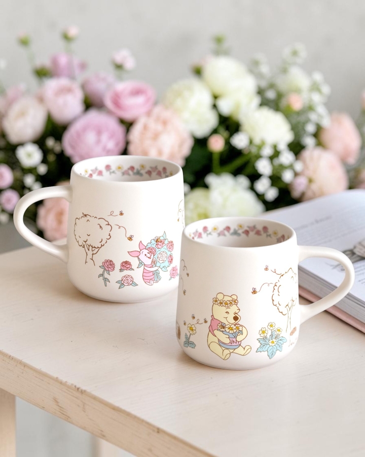 Ly Pooh Đeo Vòng Hoa Pastel