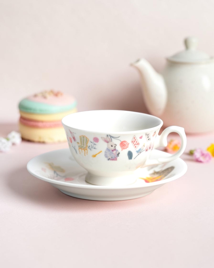 Tách Trà Thỏ Trắng Alice Govida