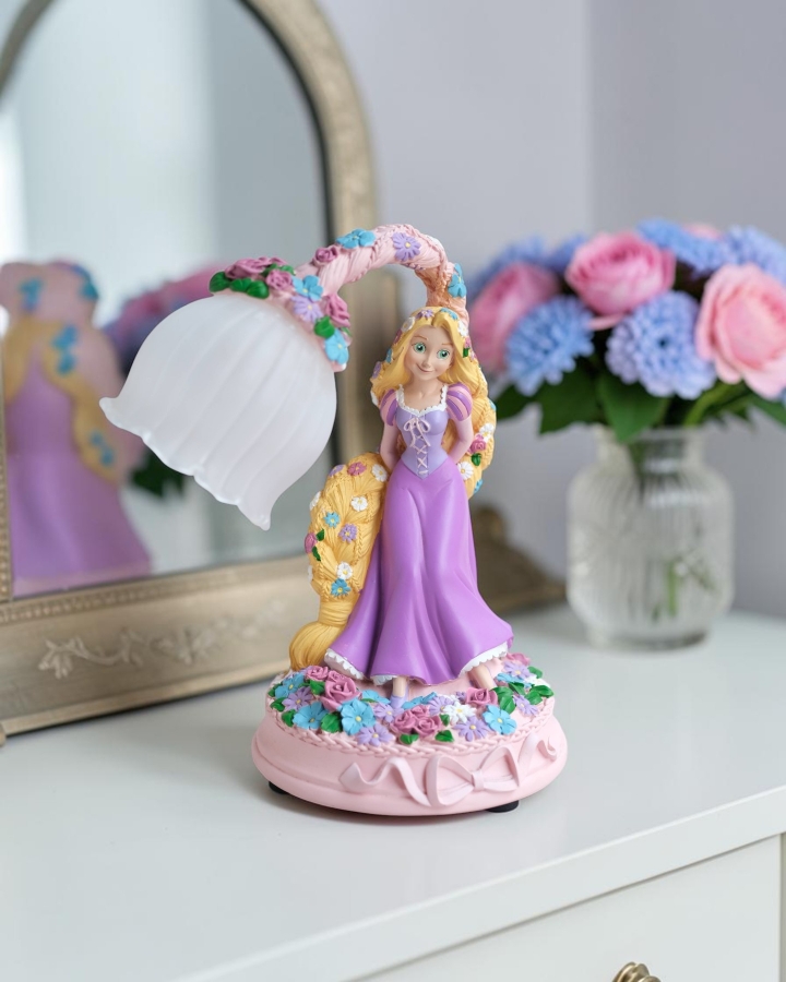 Đèn Ngủ Tóc Mây Nụ Hoa Chuông 