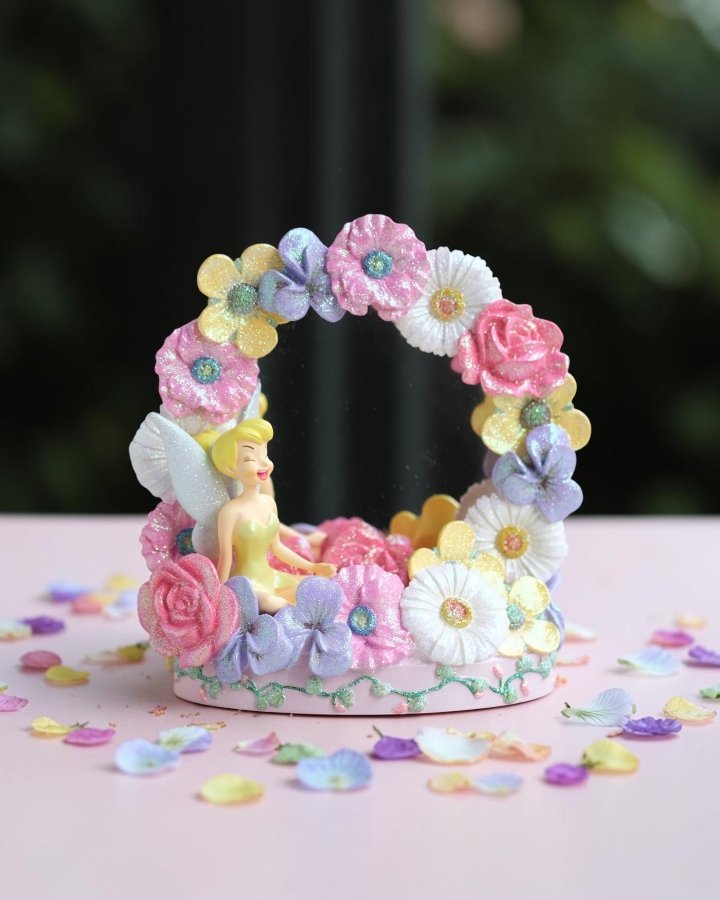 Gương Tinkerbell hoa kim tuyến