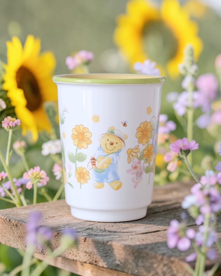 Ly Pooh khu vườn mùa xuân form cao không quai 