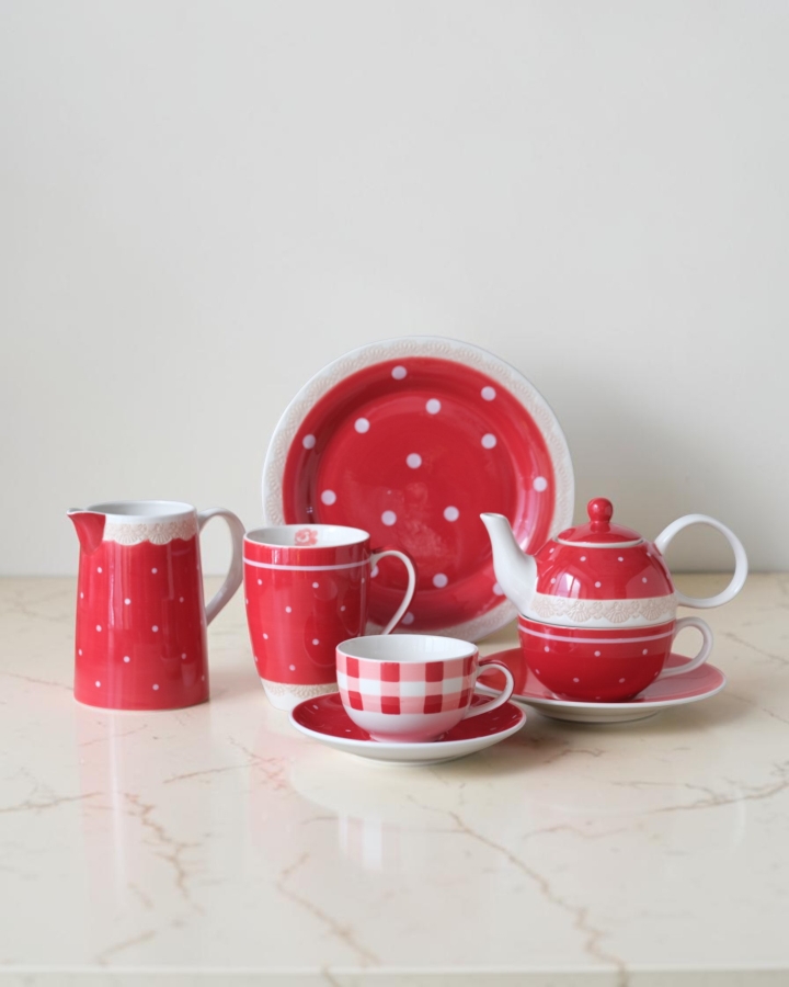 Set Vẽ Tay Red Dot Vintage 05 món