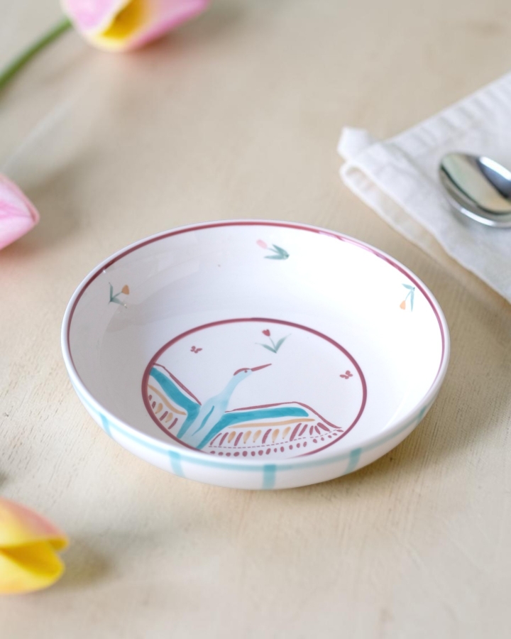 Tô Pasta Hạc & Tulip 21cm